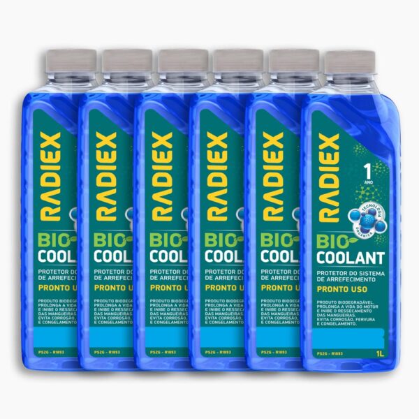 6L Aditivo para Radiador Pronto para Uso Biocoolant  - Azul